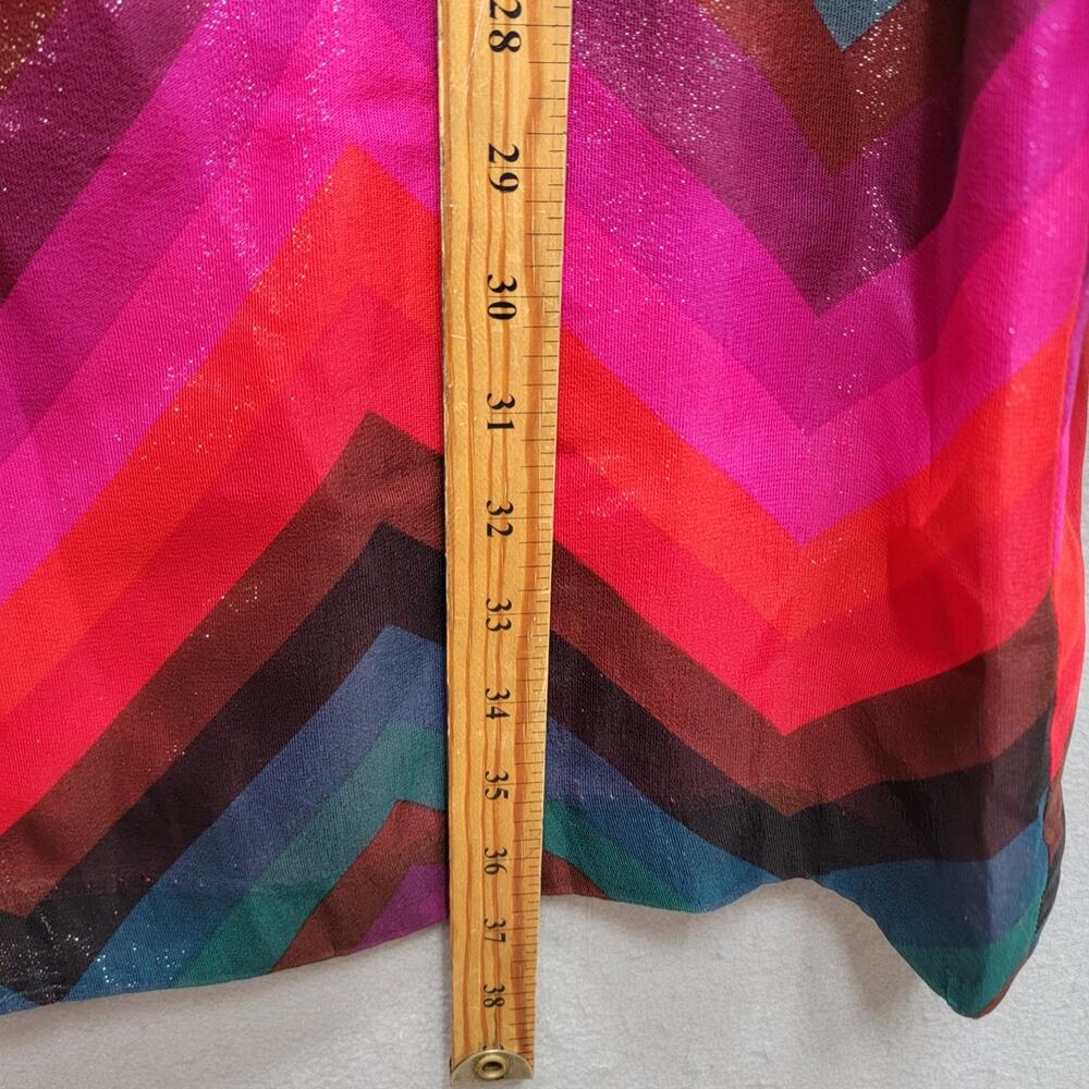 TRINA TURK HITACHI SILK BLEND SHIFT BLEND, SIZE 12 - Picture 7 of 8